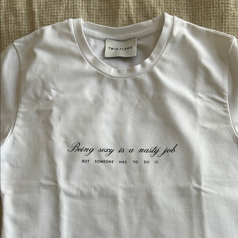 White women’s Graphic Tee